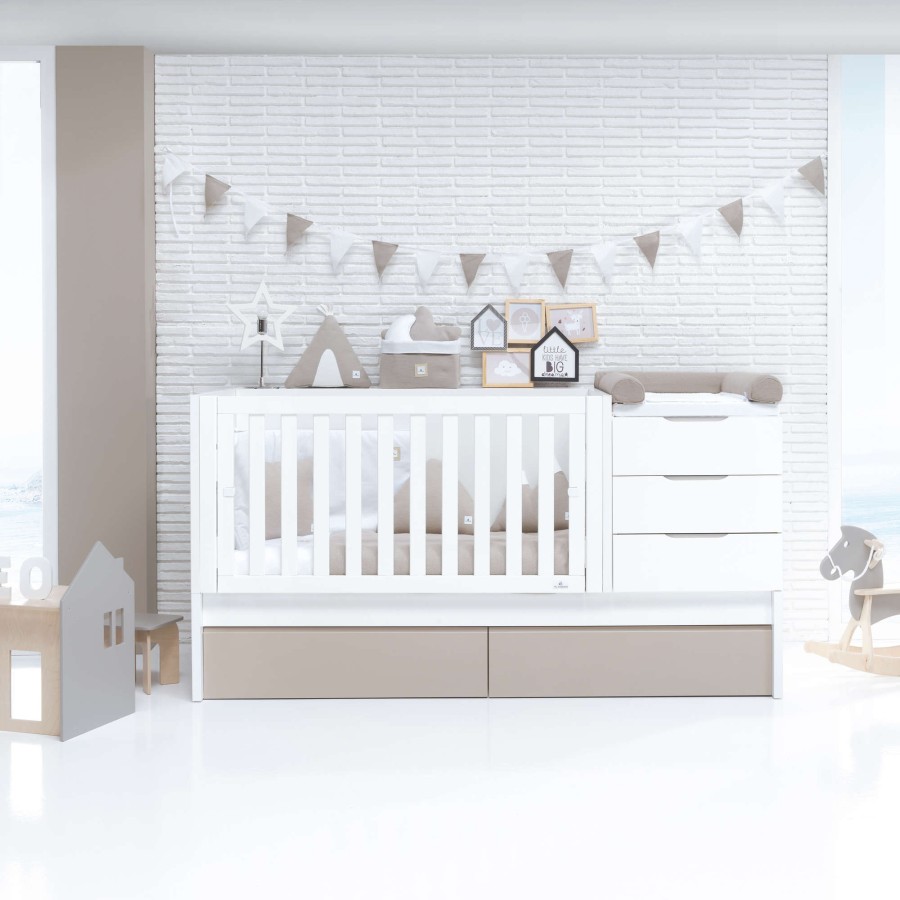 Lettini Trasformabili Alondra | Convertible Crib Sero More Arena · K546-M7753 Beige