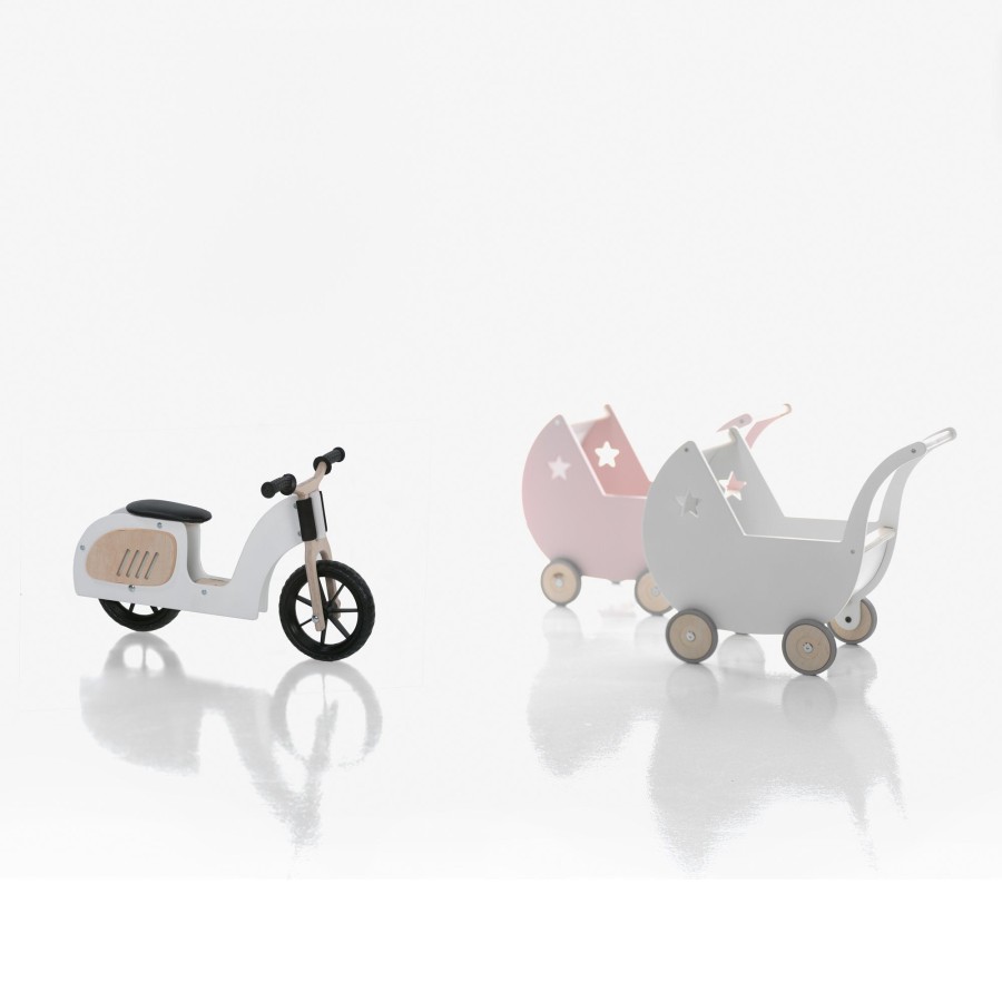 Montessori Alondra | Wooden Doll'S Pram · U36Crt Bianco