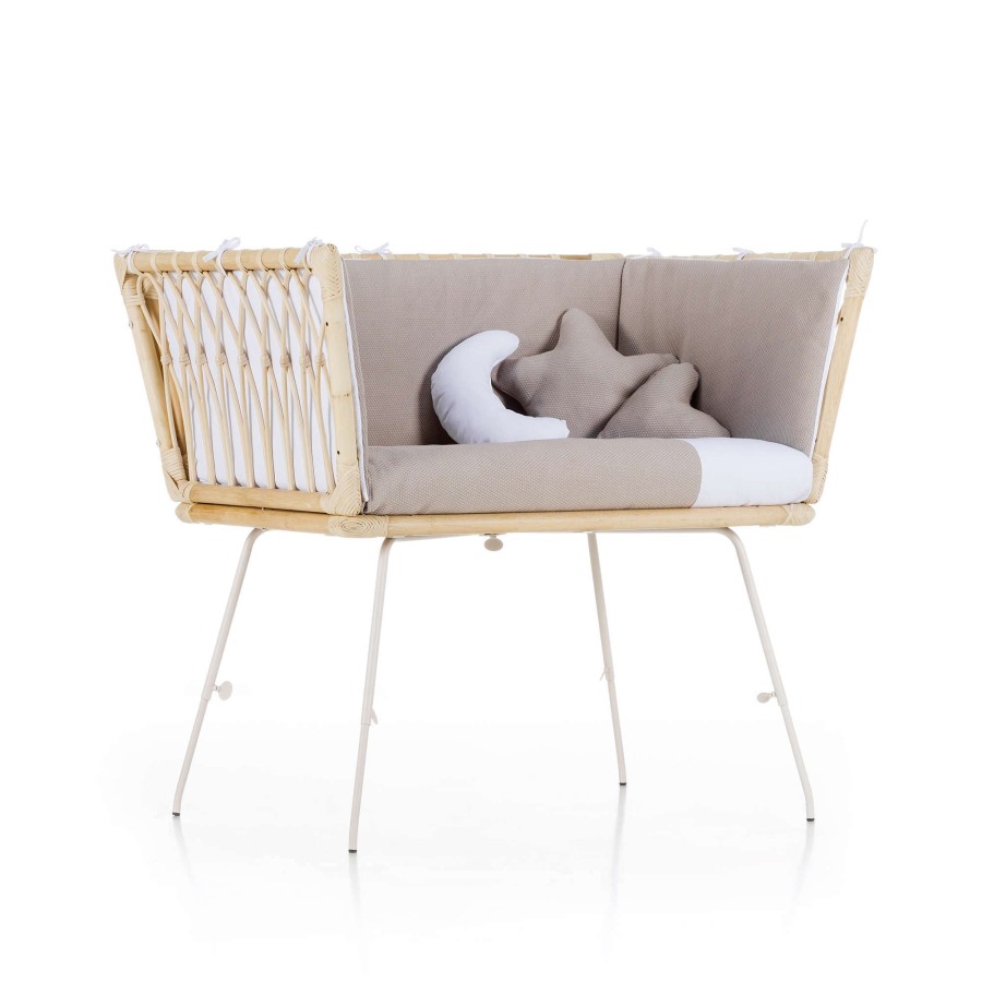 Culle Alondra | Moai Baby Rattan Crib 50X80Cm - Rc1600-N99