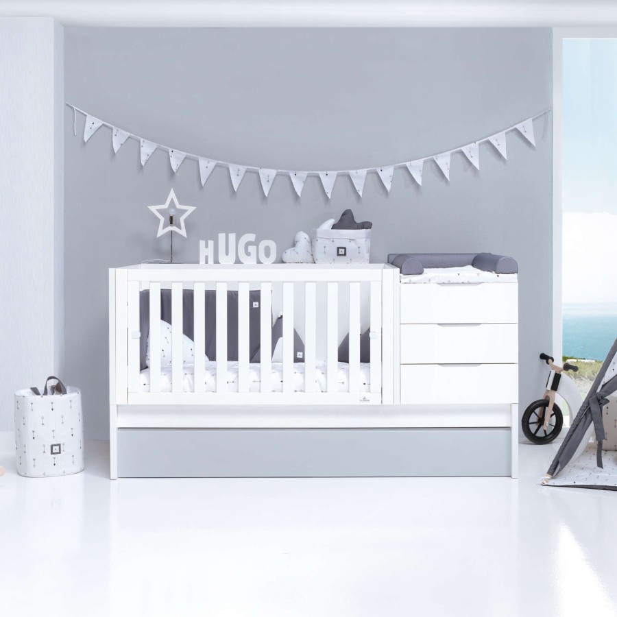 Lettini Trasformabili Alondra | Convertible Crib Sero More Grey · K546-M7778