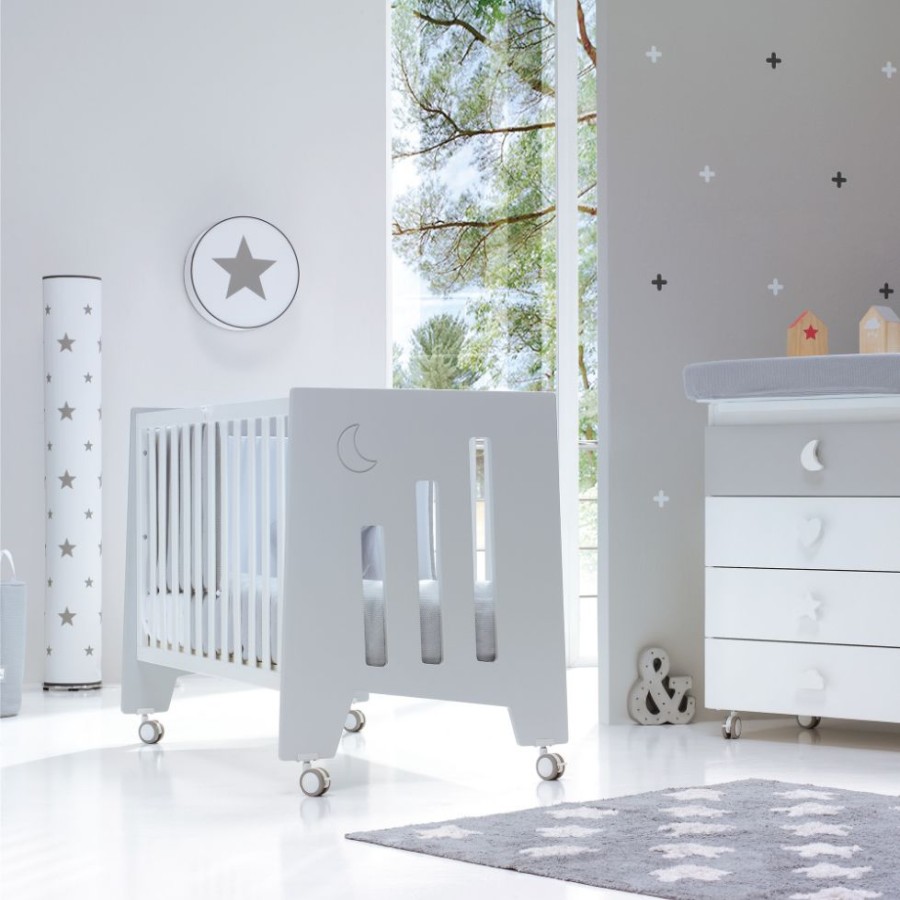 Culle Per Bambini Alondra | Cot And Desk 60X120Cm 5 Stages Omni Grey · C181-M7778