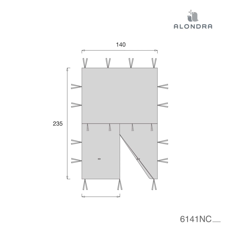 Montessori Alondra | Textile Canopy For Montessori Indy Bed Nc141 · 6141Nc 153 Arena