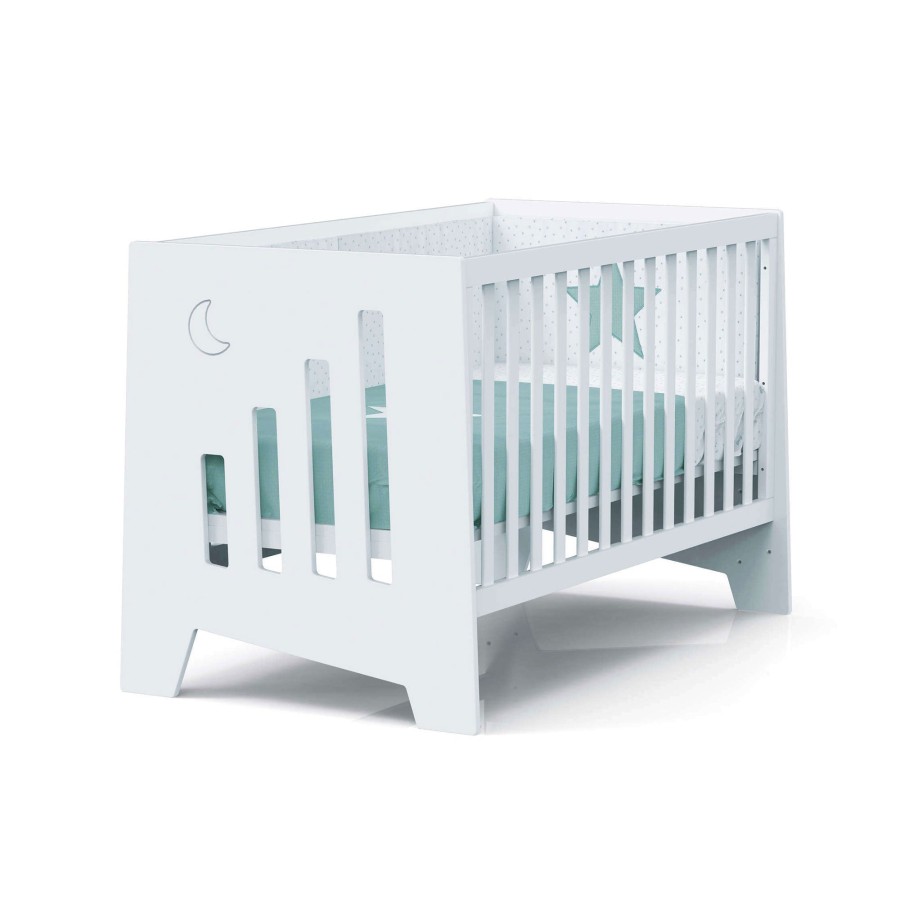 Lettini Co-Sleeping Alondra | Co-Sleeping And Montessori Cot (6In1) Omni-Xl White 70X140 · C191