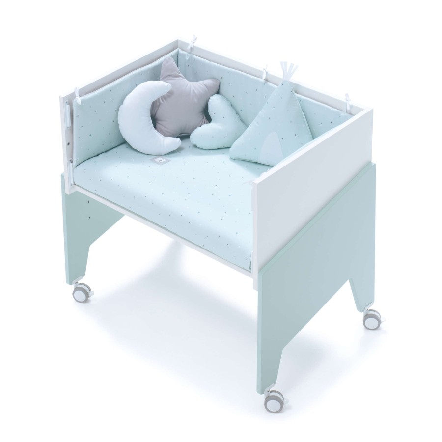 Culle Alondra | Mint Co-Sleeping Crib 50X80 Equo · C10-M7755