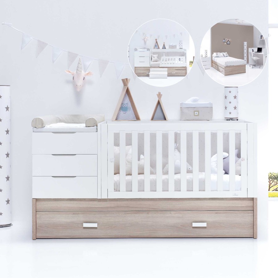 Lettini Trasformabili Alondra | Sero Loft Convertible Crib 70X140Cm · K547