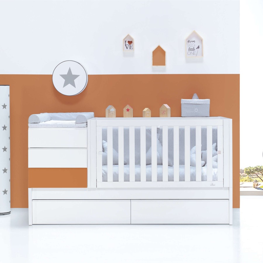 Lettini Trasformabili Alondra | Convertible Crib 70X140 Sero Kubo · K551