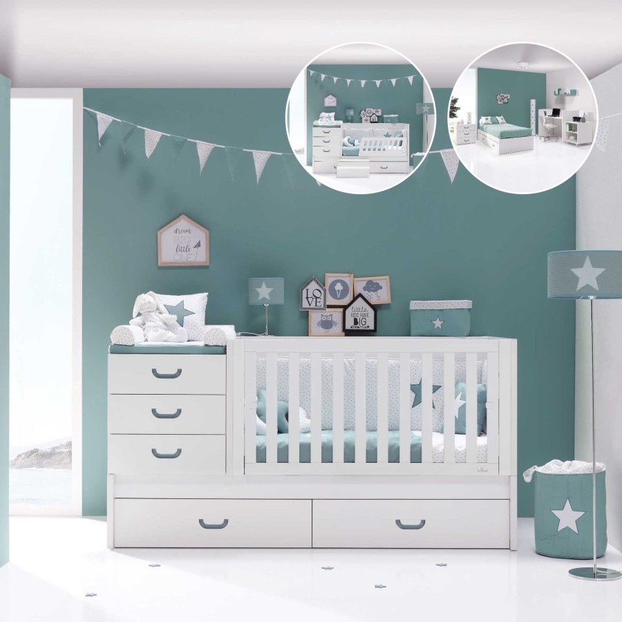 Lettini Trasformabili Alondra | Convertible Crib Sero Joy Mare · K559