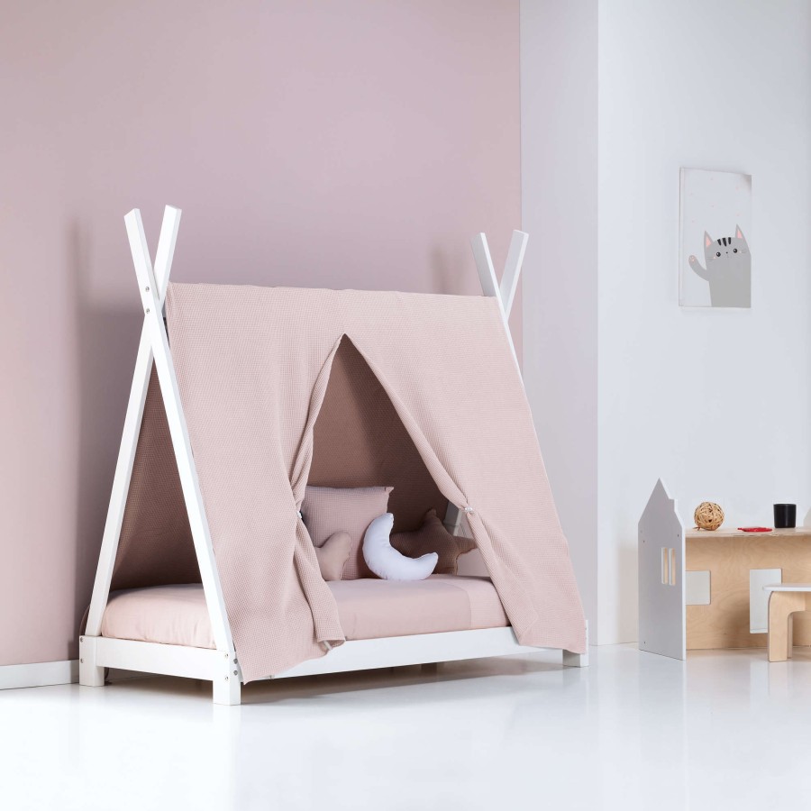 Montessori Alondra | Montessori Bed 70X140Cm Indy Cremarosa 70X140