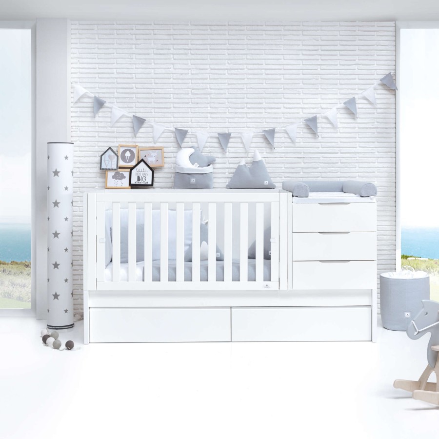 Lettini Trasformabili Alondra | Convertible Crib Sero More White · K546-M7700