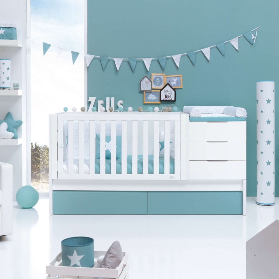 Lettini Trasformabili Alondra | Convertible Crib Sero More Mare · K546-M7781