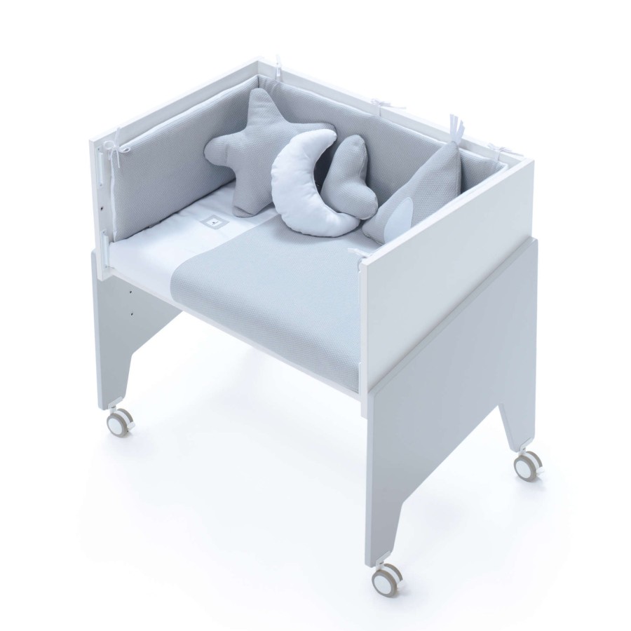 Culle Alondra | Grey Co-Sleeping Crib Equo 50X80 · C10-M7778