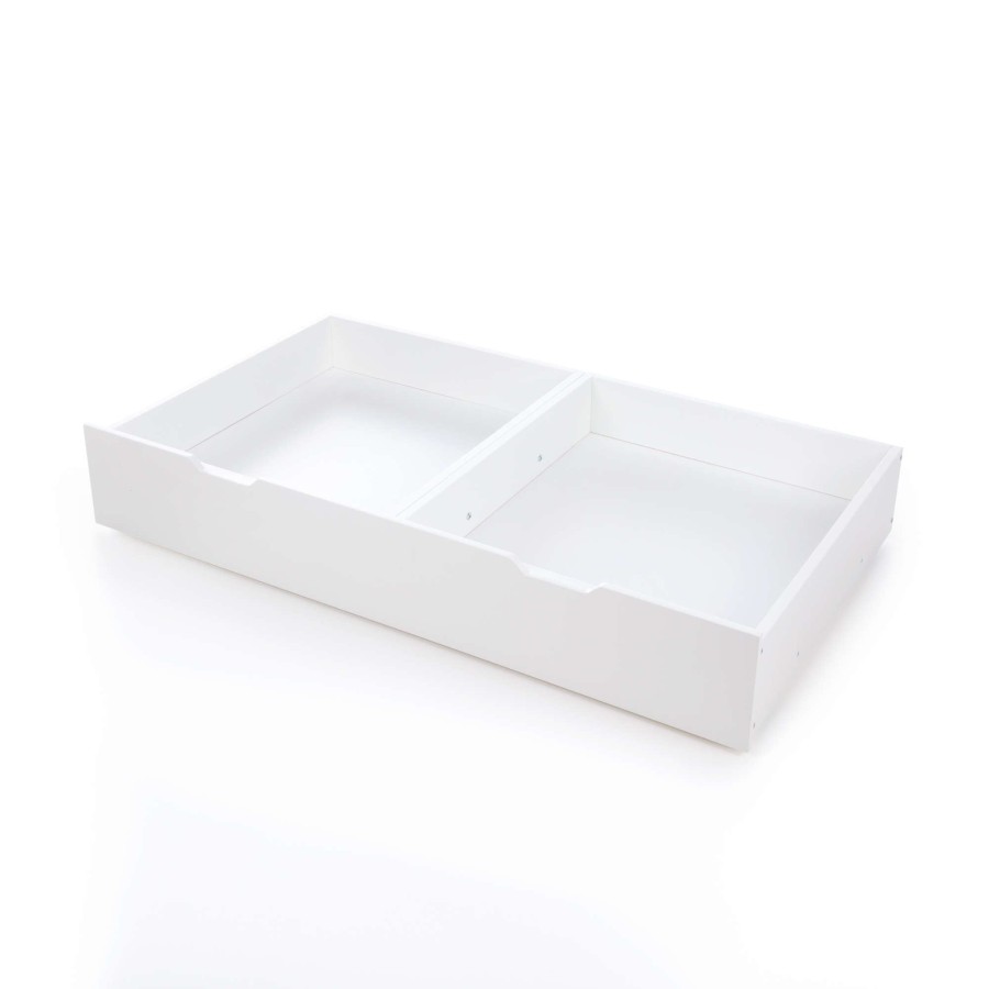 Culle Per Bambini Alondra | Wooden Drawer With Wheels For Montessori Cot Auna · J191-11 Bianco