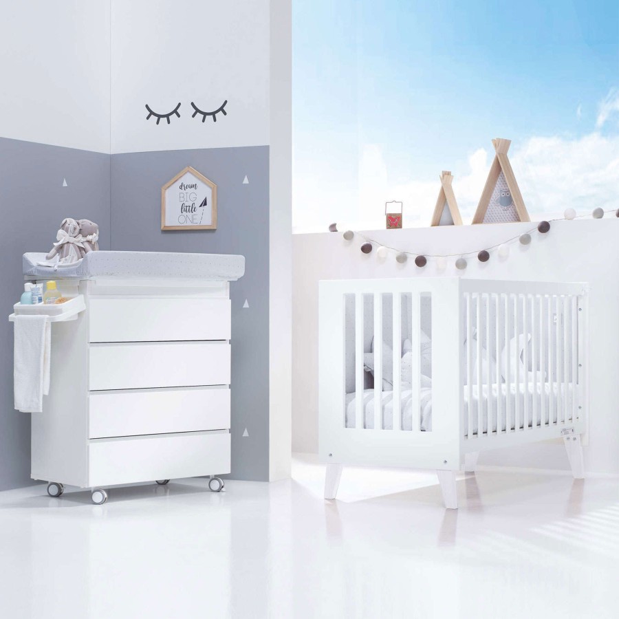 Culle Per Bambini Alondra | Co-Sleeping Cot 4 In 1 Nexo White · C187-M7700