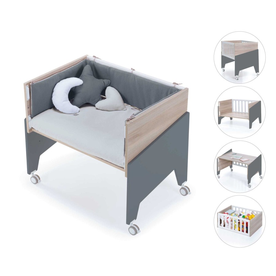 Culle Alondra | Wooden & Marengo Co-Sleeping Crib 50X80 Equo Life · C17-M9469